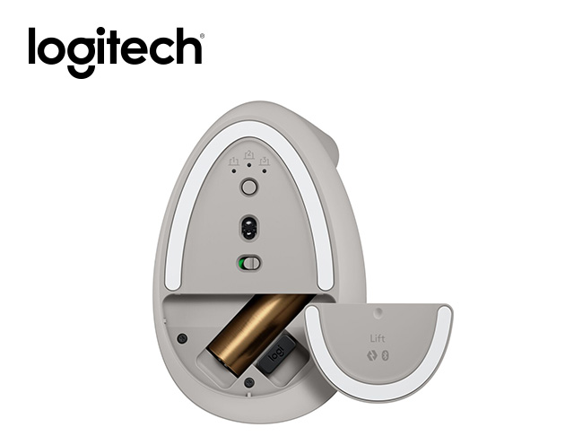 羅技 Lift 人體工學垂直滑鼠★迷霧灰 2