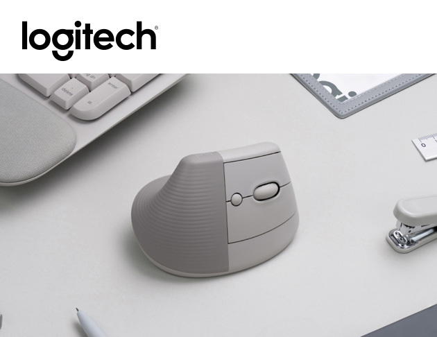 羅技 Lift 人體工學垂直滑鼠★迷霧灰 4