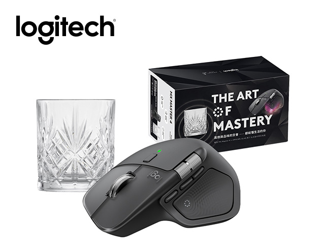 羅技 MX Master 4 × ZWIESEL GLAS 威士忌水晶杯限定禮盒 1