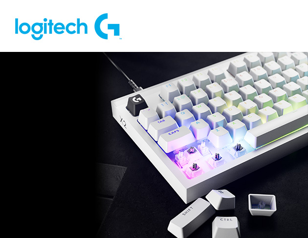 羅技 PRO X RAPID 2 TKL 磁性類比有線電競鍵盤-白 3