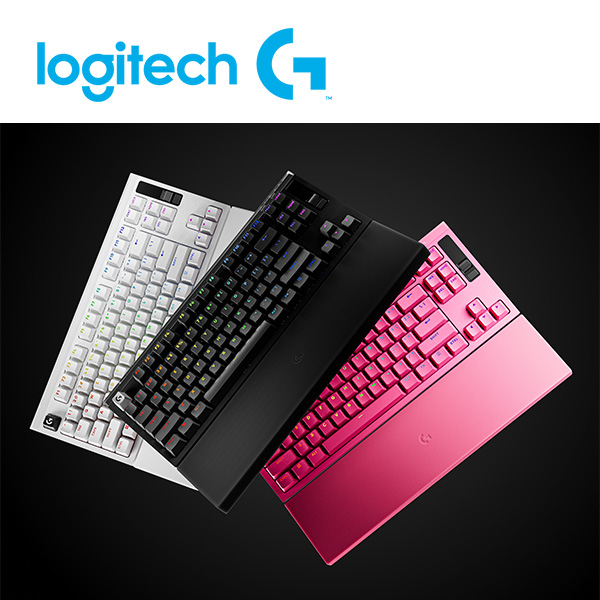 羅技 PRO X RAPID 2 TKL 磁性類比有線電競鍵盤-桃紅