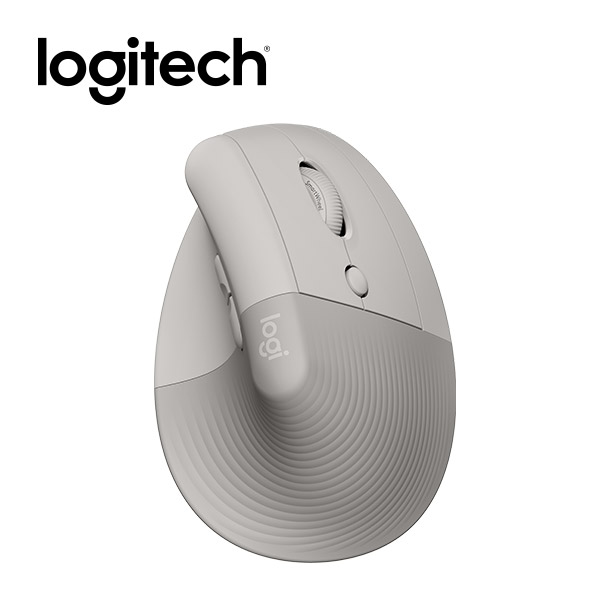 羅技 Lift 人體工學垂直滑鼠★迷霧灰