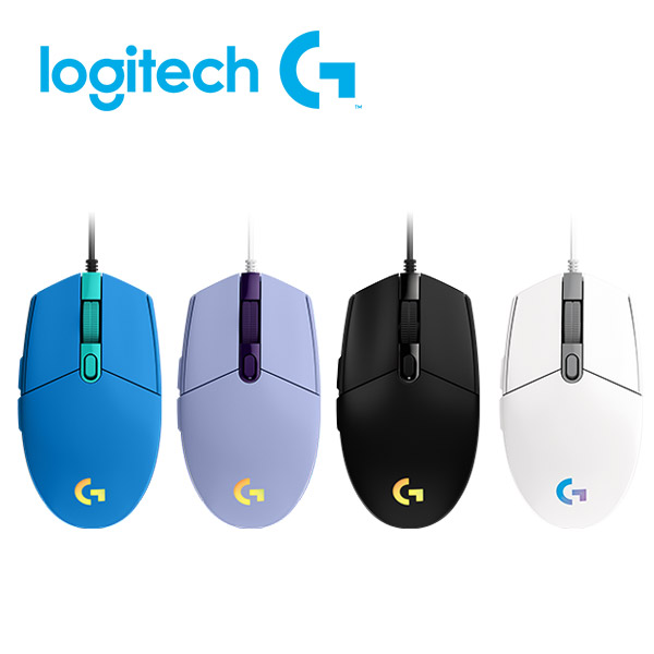 羅技 G102 RGB 炫彩遊戲滑鼠(二代)