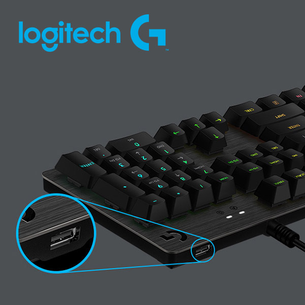 羅技 G512 RGB 機械式遊戲鍵盤 ★(Clicky青軸)