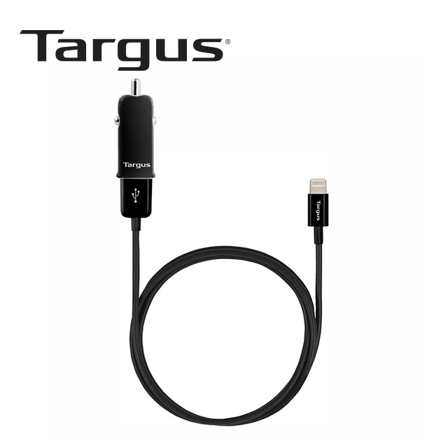 泰格斯 APD007 2.1A<br>USB車充 + Lightning 傳輸線(MFI認證) 1
