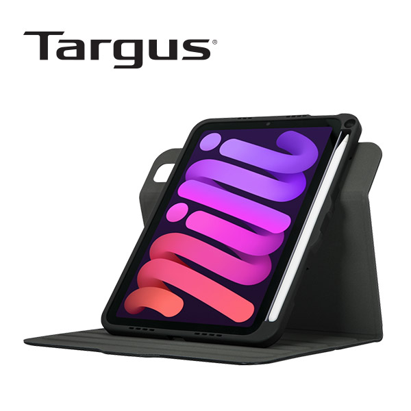 Targus THZ914 VersavuSlim<BR>iPadmini6 軍規旋轉保護殼